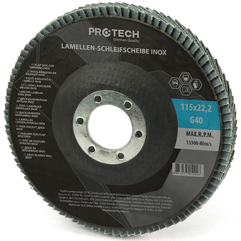 DISK LAMELIRANI BRUSNI INOX 125mm G40 90L